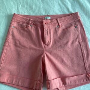 Pink Denim Shorts
